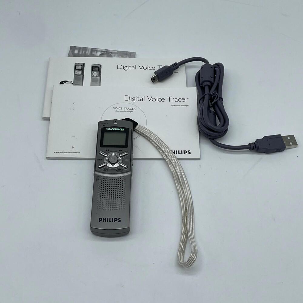 Philips Voice Tracer 7655 Recorder Tested Working